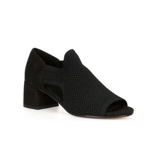 Eileen Fisher Black Mesh Sandals